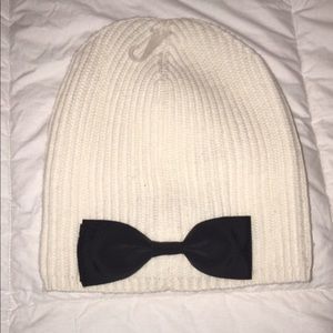New Kate Spade Grosgrain Bow Beanie